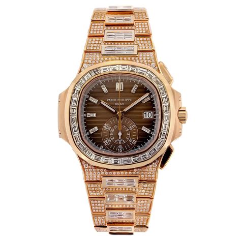 patek philippe eta|patek philippe nautilus full diamond.